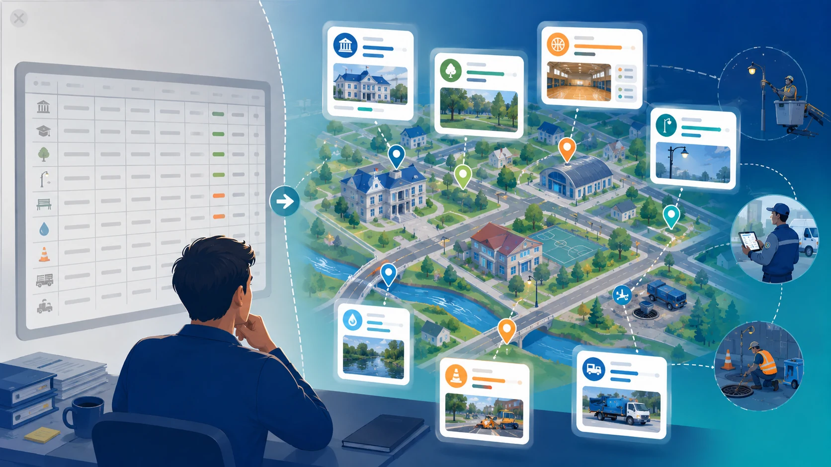 Illustration de l’article : Patrimoine communal : pourquoi une carte vaut souvent mieux qu’un tableau
