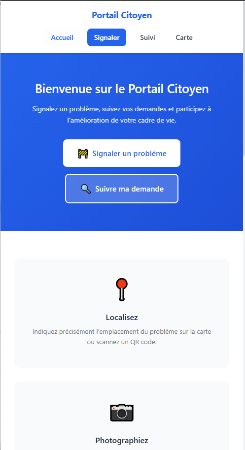 Portail citoyen GéoClic